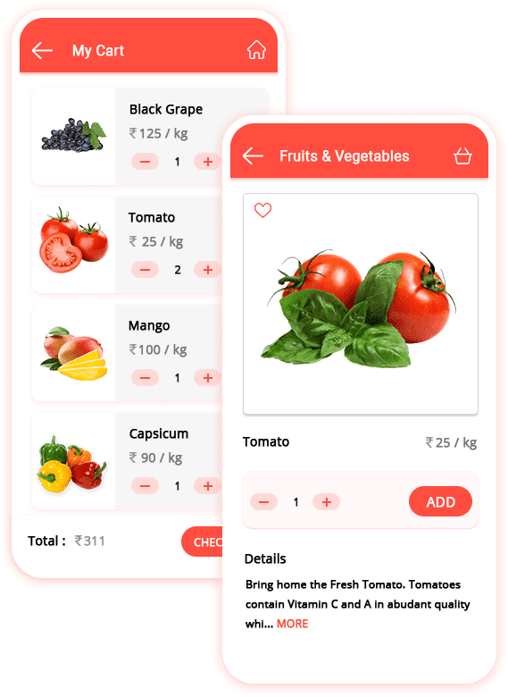 grocery app development