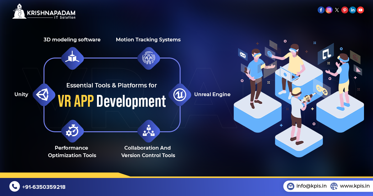 Essential Tools and Platforms for VR App Development- Virtual Reality App Development in India- KPIS Pvt. Ltd.