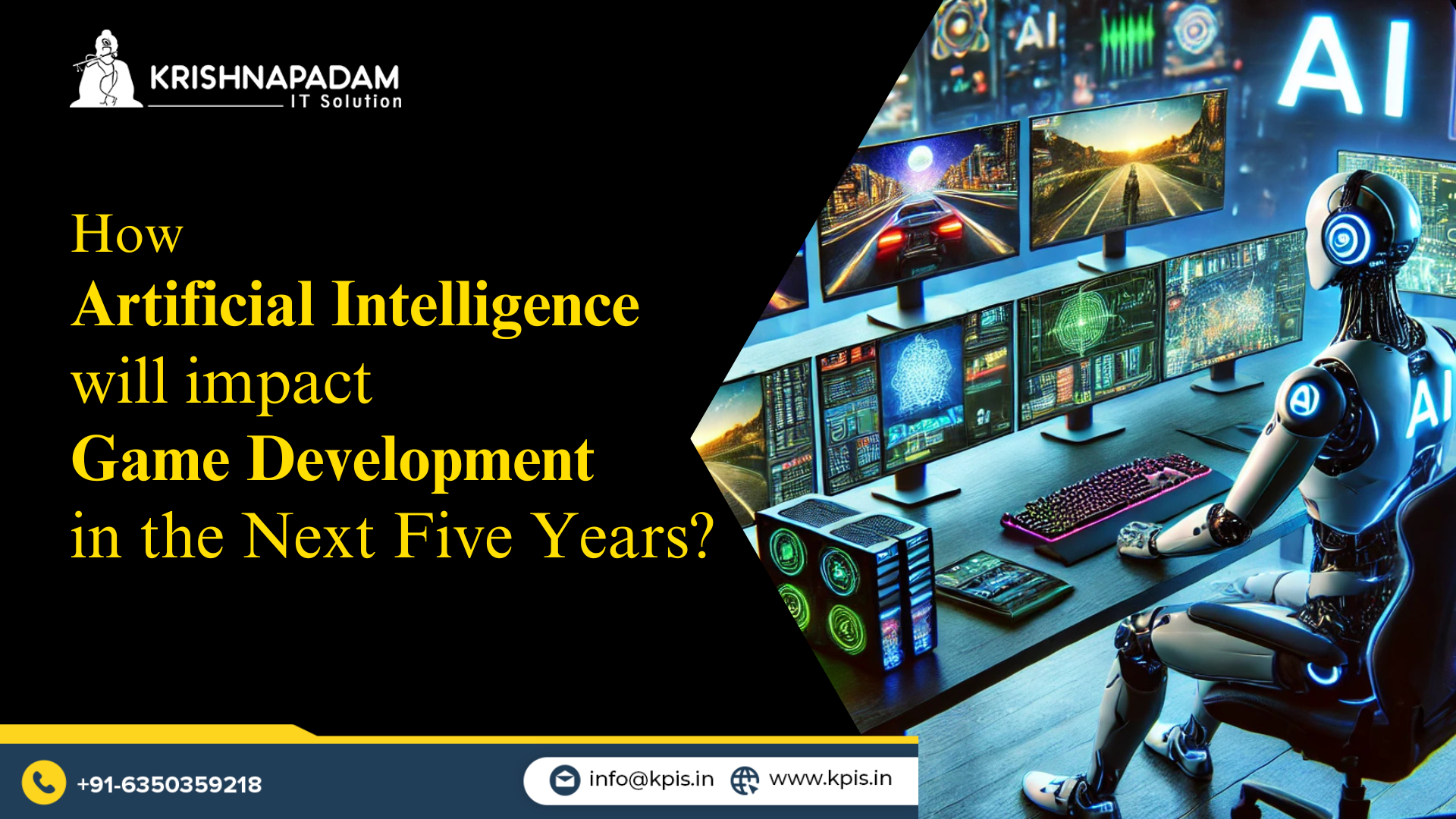 how will AI impact game development in the next five years- Krishna Padam IT Solution- KPIS Pvt Ltd