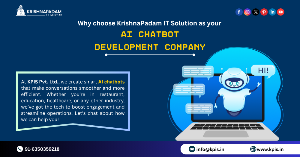 Why choose KrishnaPadam IT Solution as your AI Chatbot Development Company